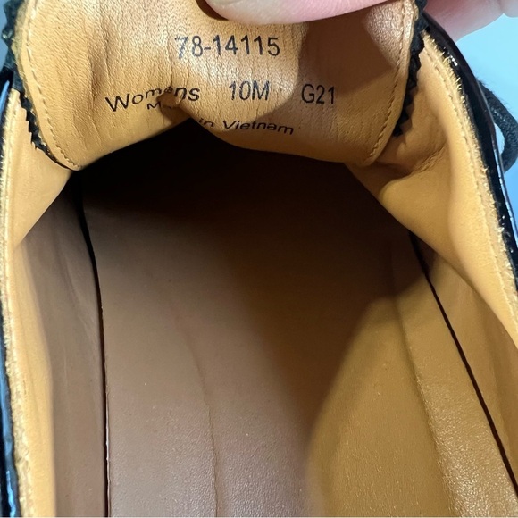 Johnston & Murphy Black and Red Platform Shoes - Picture 12 of 12